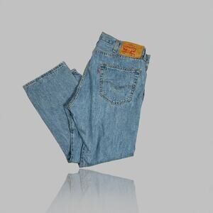 Vintage Levi’s 501 Men's 38x29 Button Fly Jeans Medium Wash Distressed